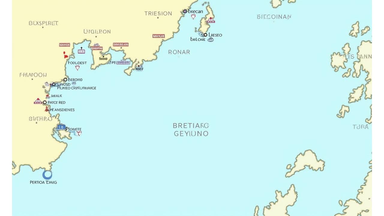 Illustrated map showing key fishing locations around Plymouth Sound and the Devon coast, with symbols for different fish species.
